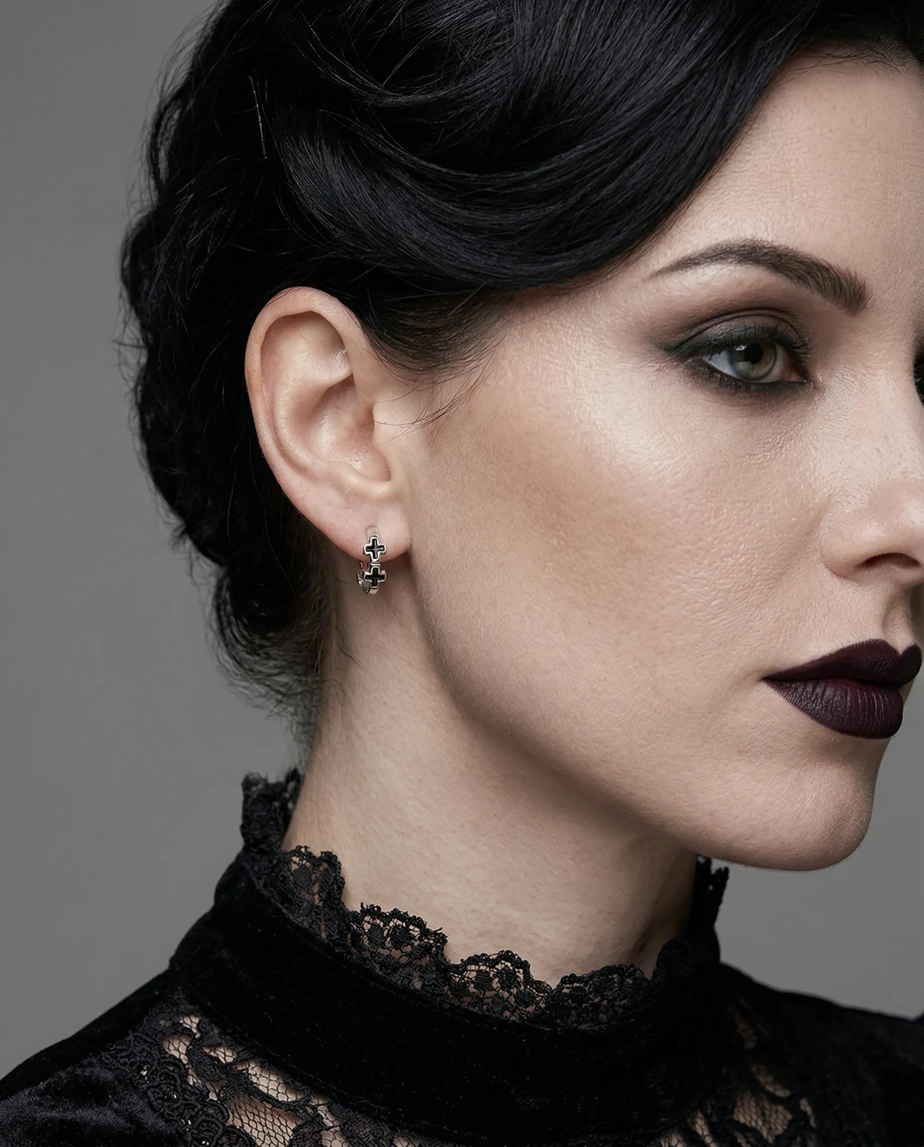 SACRED CROSS EARRINGS