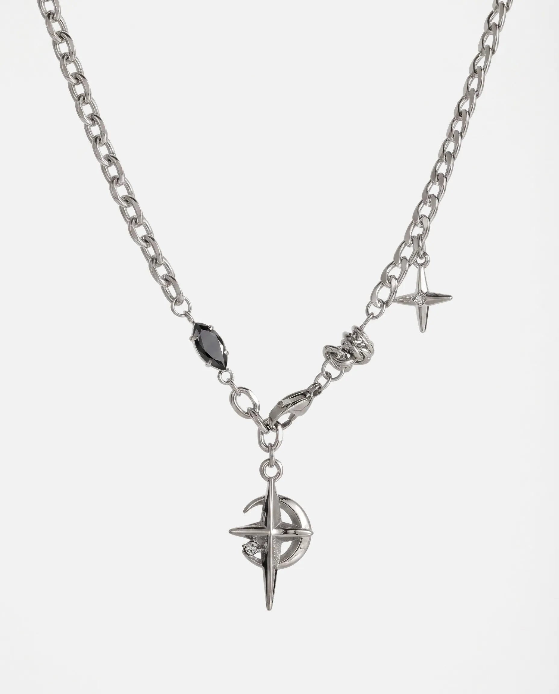 DARK STAR COMPASS NECKLACE