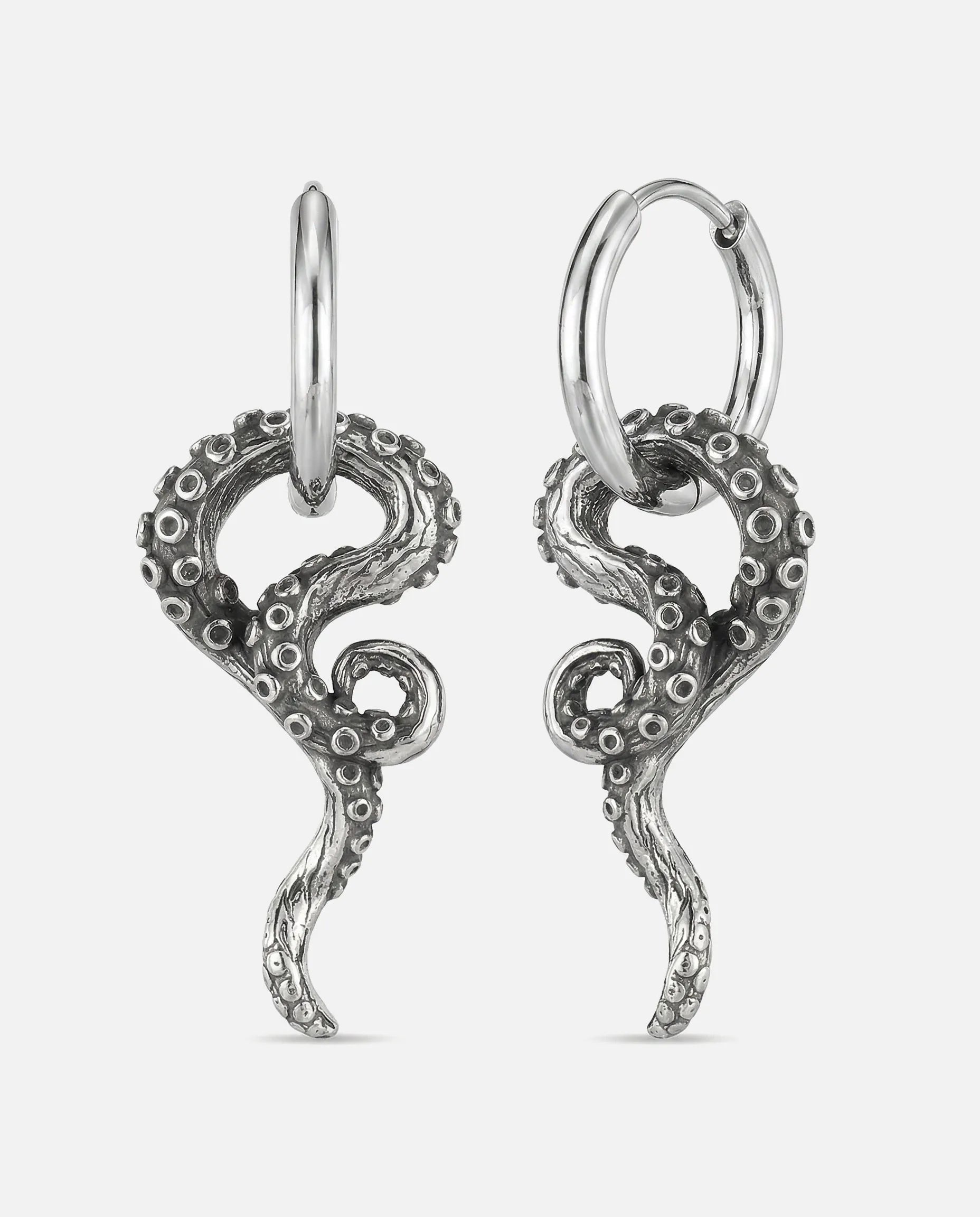 KRAKEN TENTACLE HOOP EARRINGS