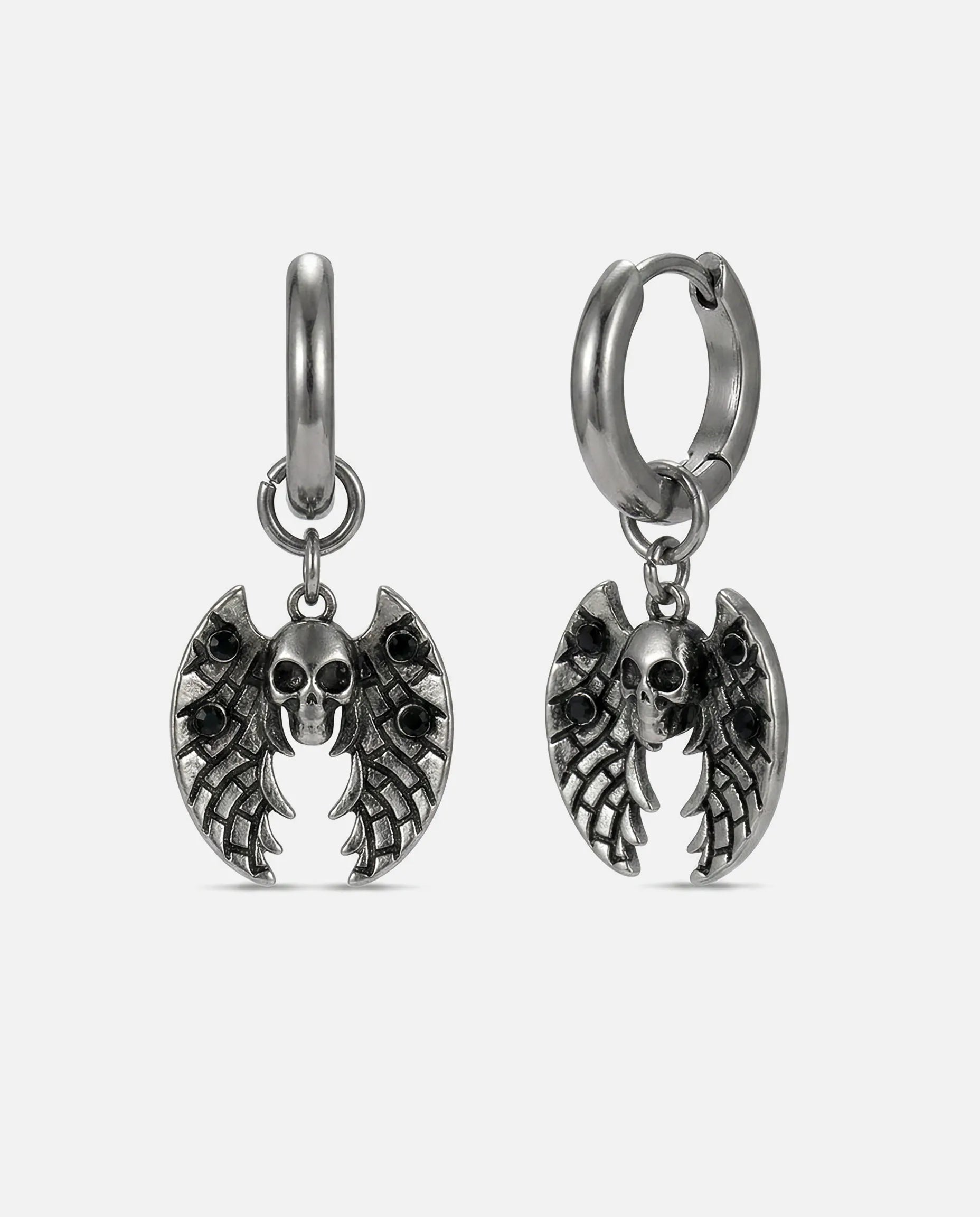 DARK ANGEL SKULL EARRINGS