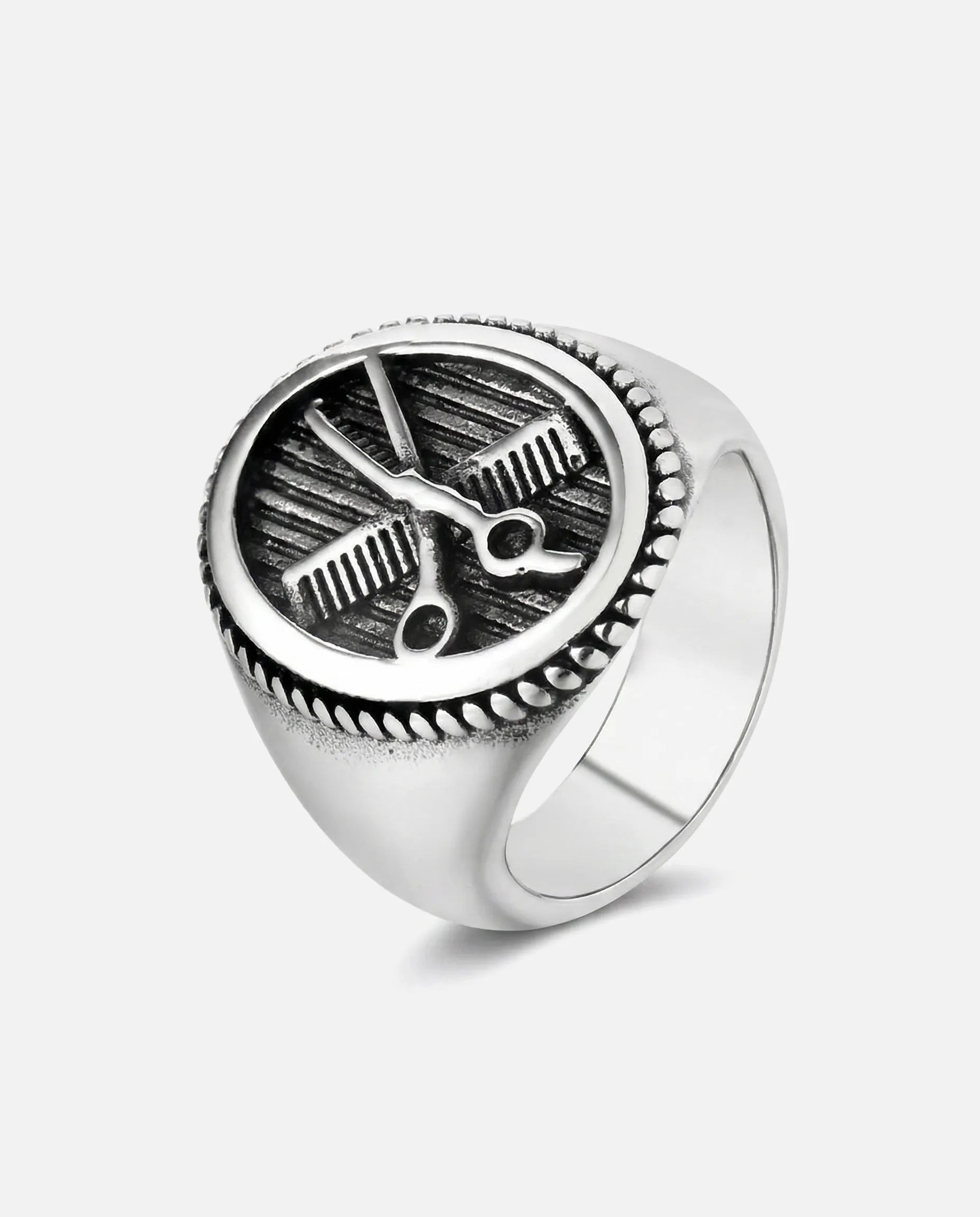 SHEAR SIGNET RING