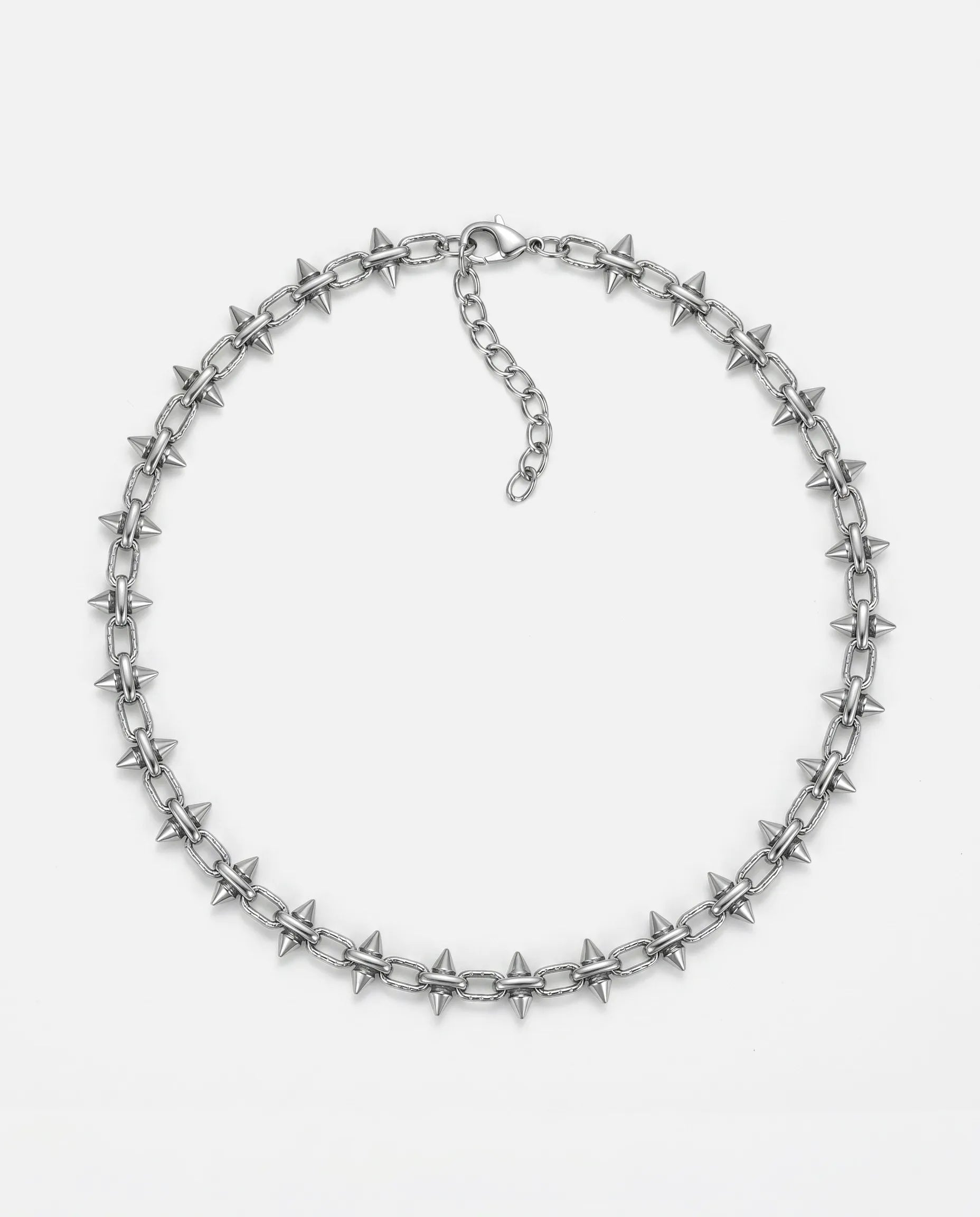 REBEL SPIKE CHAIN NECKLACE
