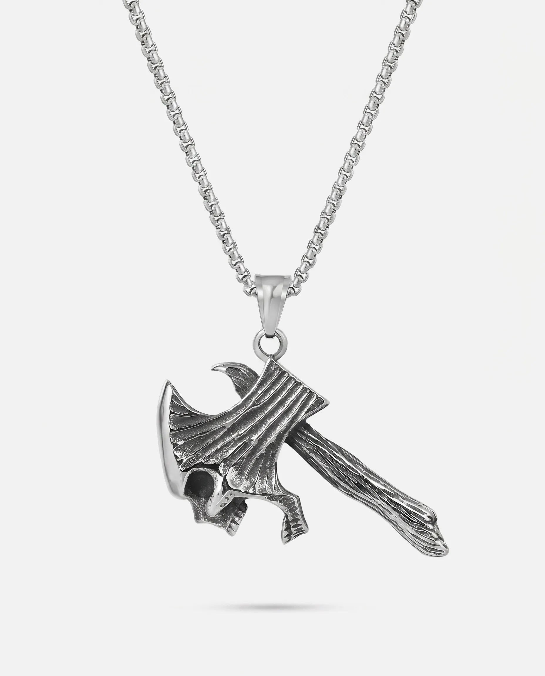 SKULL AXE NECKLACE