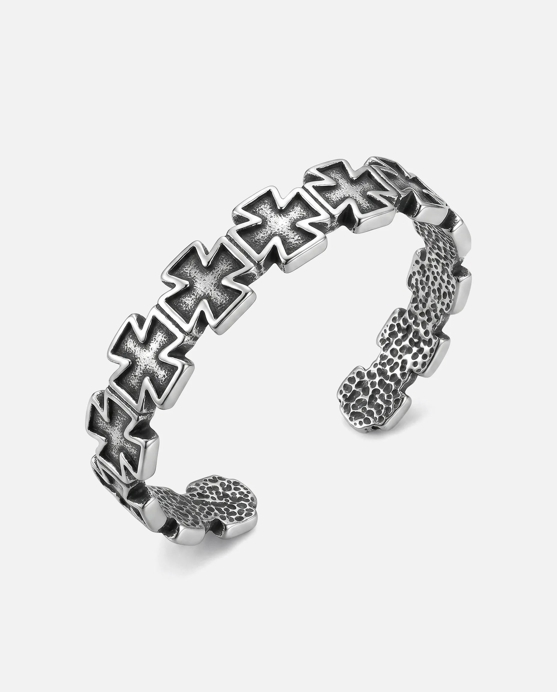 IRON CROSS CUFF BRACELET
