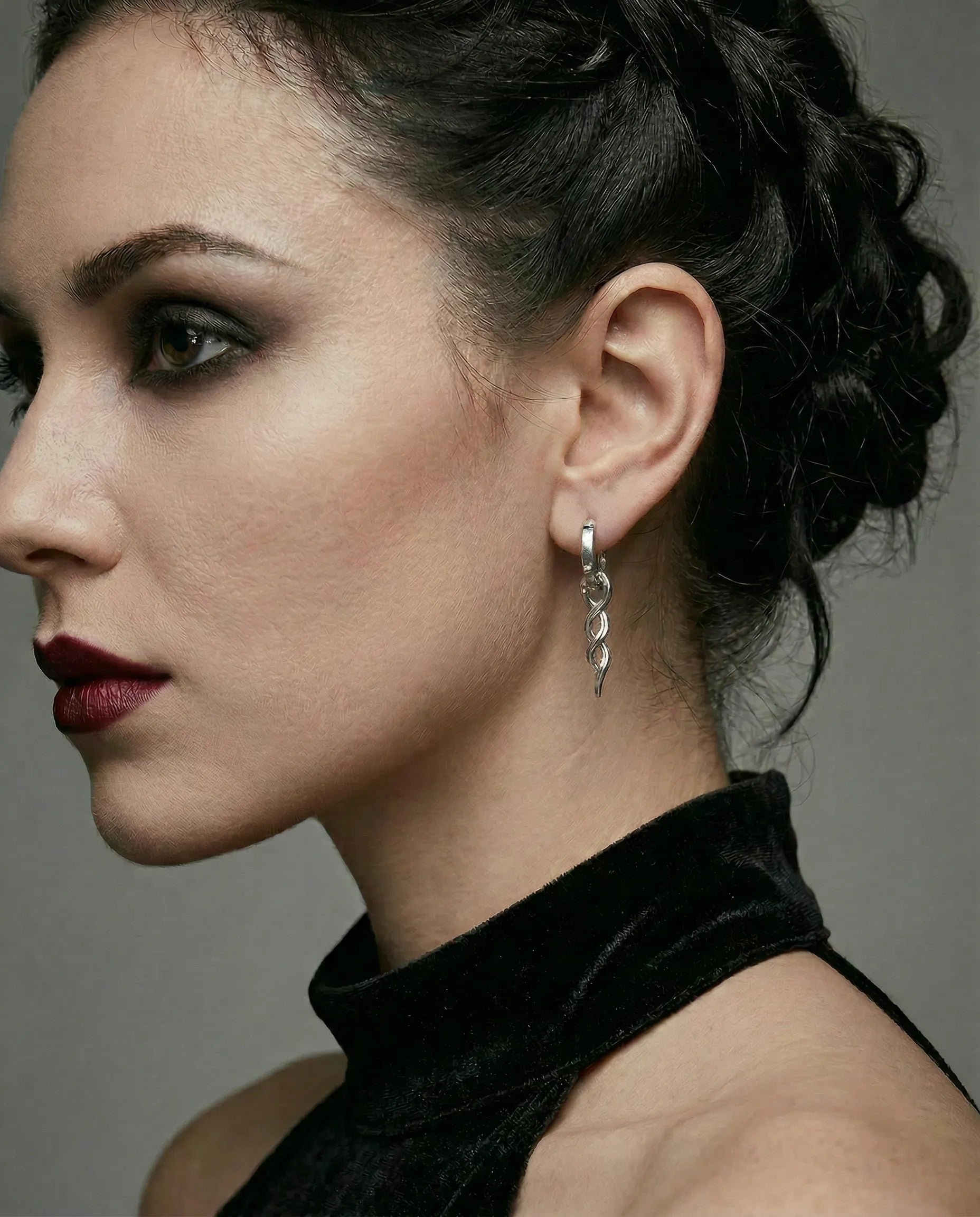 SERPENT TWIST EARRINGS