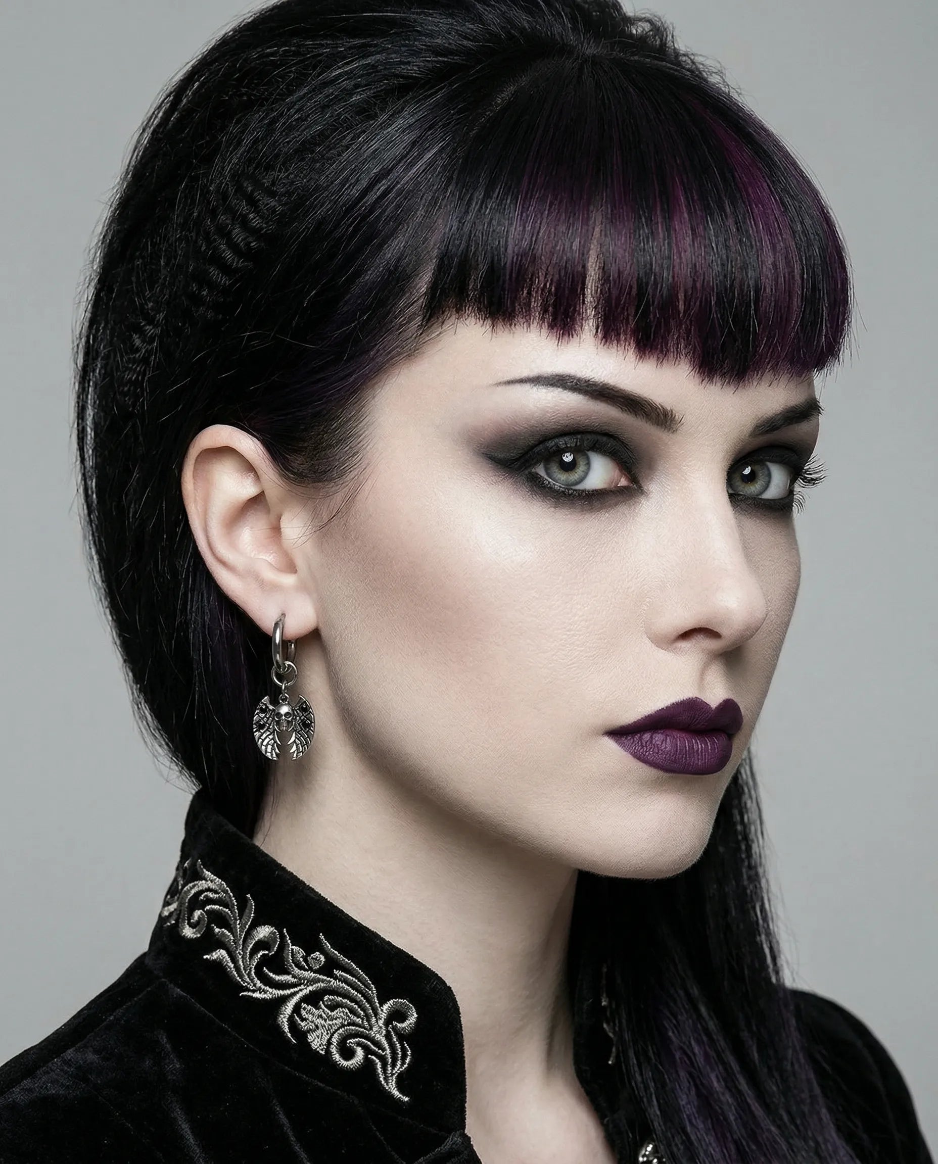 DARK ANGEL SKULL EARRINGS